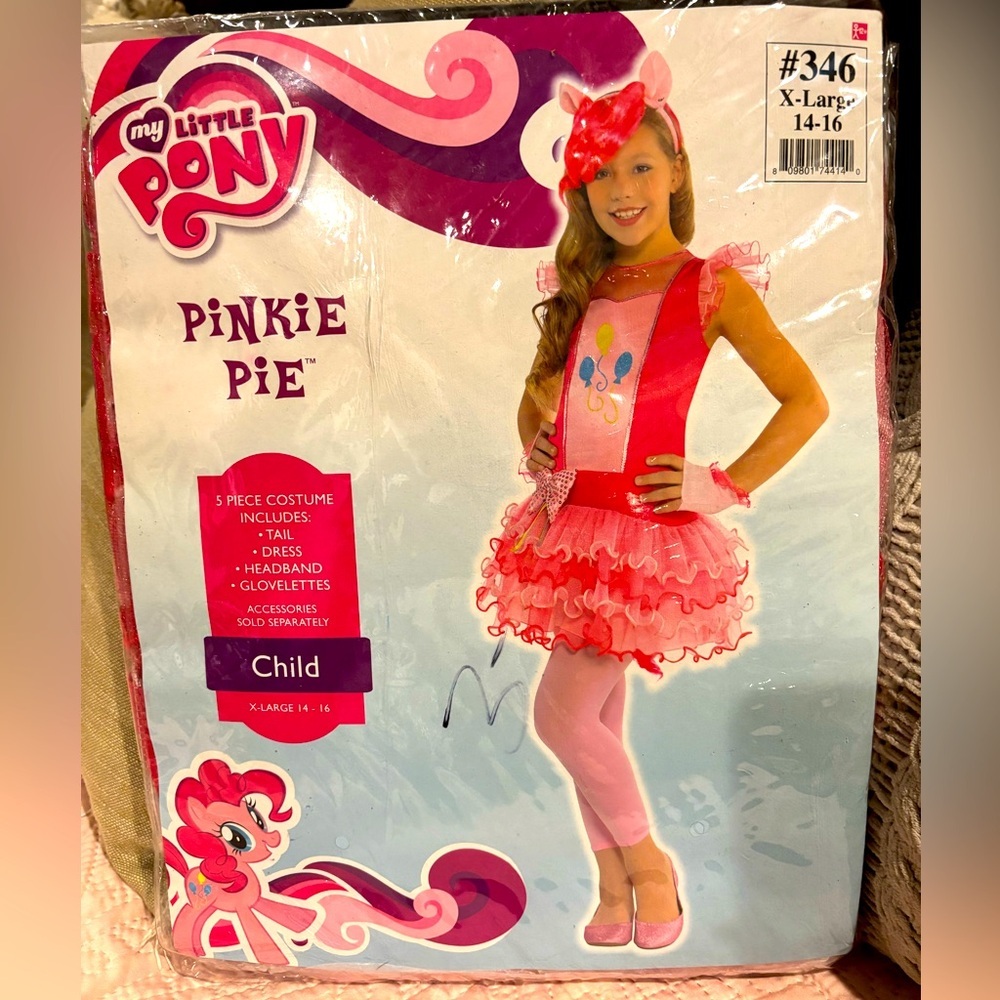My Little Pony Pinkie Pie Costume - Pink and White